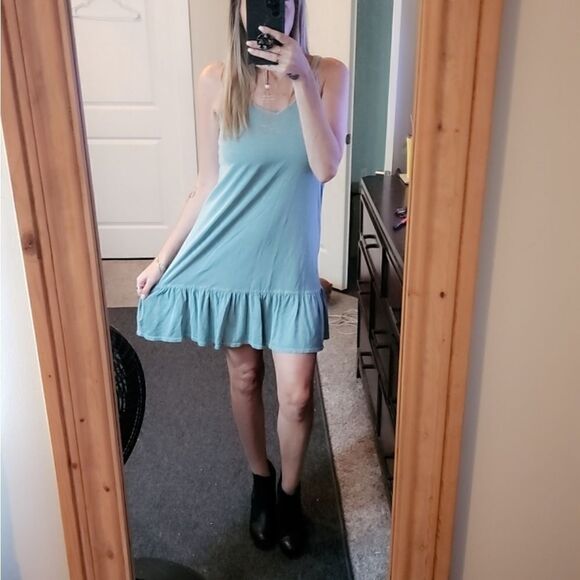 AE ruffled mini dress - Picture 1 of 7